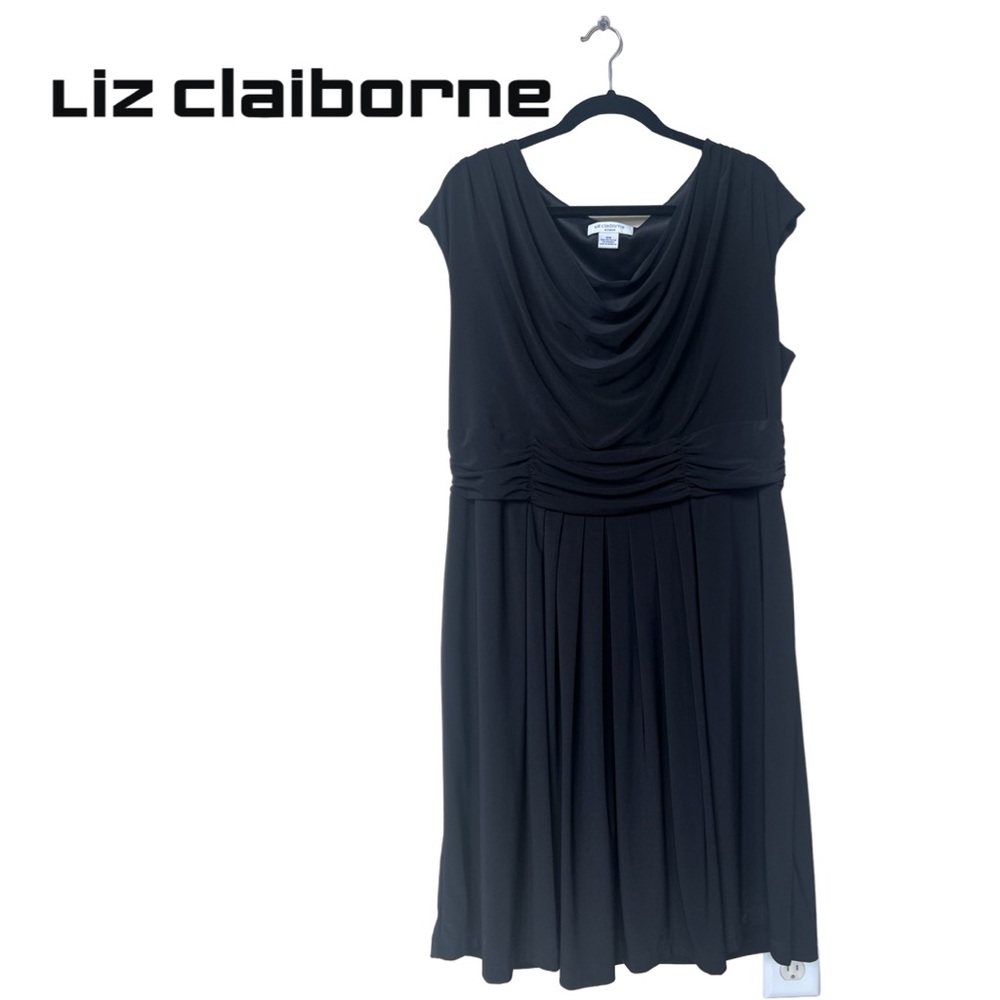 Liz Claiborne Woman Black Dress for All Occasions Size 18W. Comfortable!
